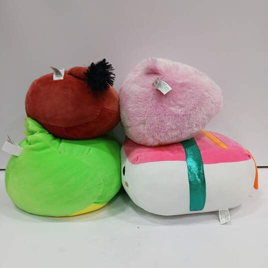 4pc Bundle of Assorted Squishmallow Plush Animals image number 3