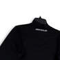 Mens Black Stretch Mock Neck Long Sleeve Activewear T-Shirt Size Small image number 3