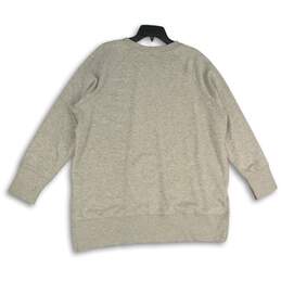 Maurices Womens Gray Crew Neck Long Sleeve Pullover Sweatshirt Size XL alternative image