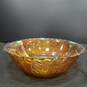 2PC Indiana Glass Orange Iridescent Bowls image number 4