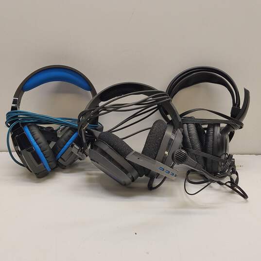 Gaming Audio Headset Lot Bundle of 3 image number 1