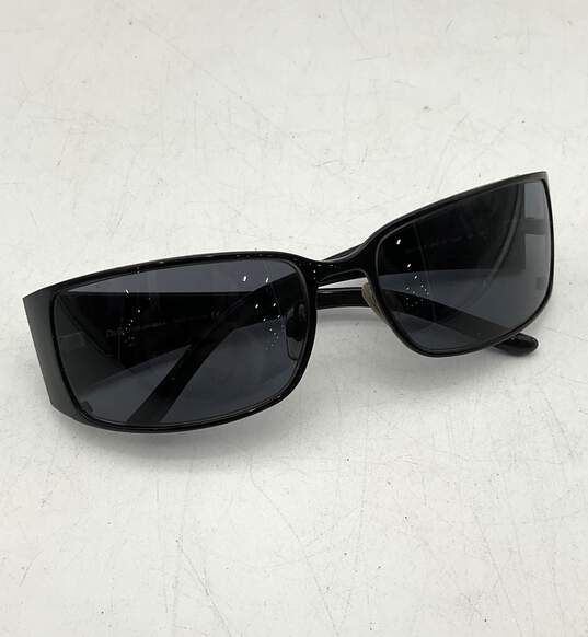 D&G Black/Gray 6010 01/87 Rectangle Sunglasses image number 2