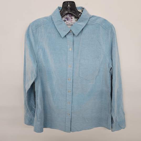 Tommy Bahama Teal Long Sleeve Button Up image number 1