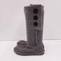 UGG Classic Tall Knit Sock Boots Grey 8 image number 3