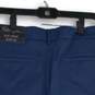 NWT Walter Hagen Mens Blue Flat Front Slash Pocket Bermuda Shorts Size 30 image number 4