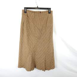 MaxiMara Women Brown Pencil Skirt Sz 10
