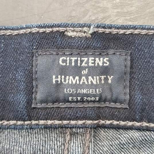 Citizens of Humanity Women Dark Wash Blue Jeans Sz34 NWT image number 3