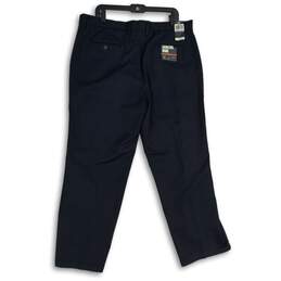 NWT Dockers Mens Navy Blue Flat Front Signature Khaki Dress Pants Size 38X29 alternative image