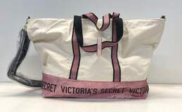 Victoria's Secret Pink Glitter Large Canvas Tote Bag alternative image