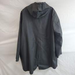 Levi Strauss Full Zip/Button Up Hooded Rain Coat Jacket No Size Tag alternative image