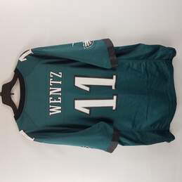 Nike Mens Green NFL Short Sleeve Athletic Shirt Eagles Wentz #11 XXL alternative image
