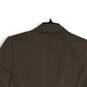 NWT Tahari Womens Brown Long Sleeve Notch Lapel One Button Blazer Size 10 image number 4