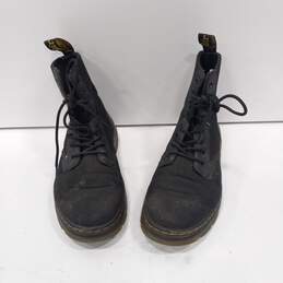 Men's Black Boots Size 8 alternative image