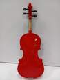 Red Violin With Bow & Case image number 3