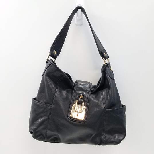 Michael Kors Black Leather Handbag image number 1