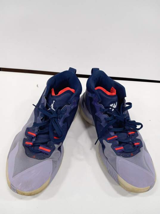 Nike Air Jordan Zion Williamson 1 ZNA Blue Void Crimson Glow Shoes Size 14 image number 1
