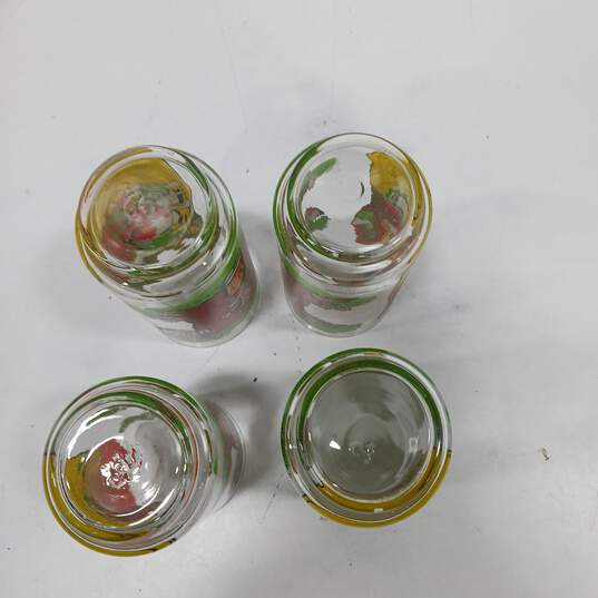 Bundle of 4 Soft Batch Collector Keebler Elf Drinking Glasses IOB image number 4
