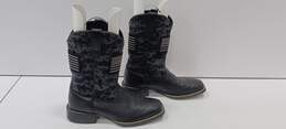Ariat Men's 10023361 Black Sport Patriot Square Toe Boots Size 10.5EE