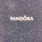 Designer Pandora Moments Silver CZ Stone Moon Star Bangle Bracelet With Box image number 4