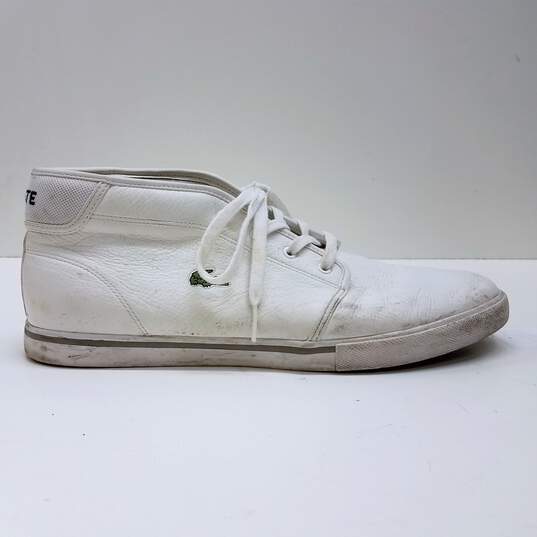 Lacoste Ampthill White Sneakers Men's Size 12 image number 1