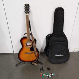 Mitchell Acoustic Guitar In Case w/ Picks & Stand
