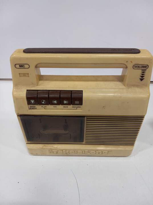 Vintage Pair of Take a Long Tape Players image number 3