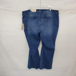 NYDJ Ava Daring Ankle Flare Fray Hem Blue Jeans WM Size 22W NWT alternative image