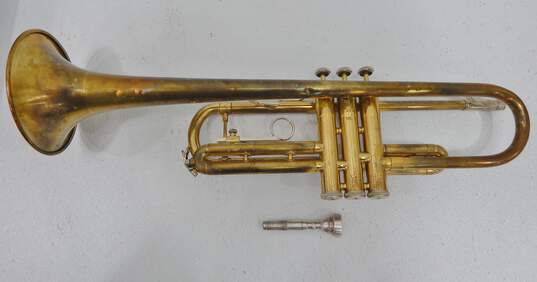 Bach Brand TR300 Model B Flat Trumpet w/ Case and Mouthpiece image number 1