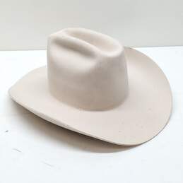 American Hat Co. White Cowboy Hat Size 7 alternative image