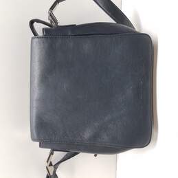 Liz Claiborne Blue Leather Crossbody Bag
