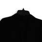 Womens Black Long Band Sleeve Surplice Neck Pullover Blouse Top Size 6 image number 4