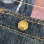 Womens Blue Multi Design Patchwork Inner Zipper Pocket Hobo Bag Purse image number 5