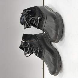 Sperry Women's Black Syren Gulf Waterproof Duck Boots Size 5M