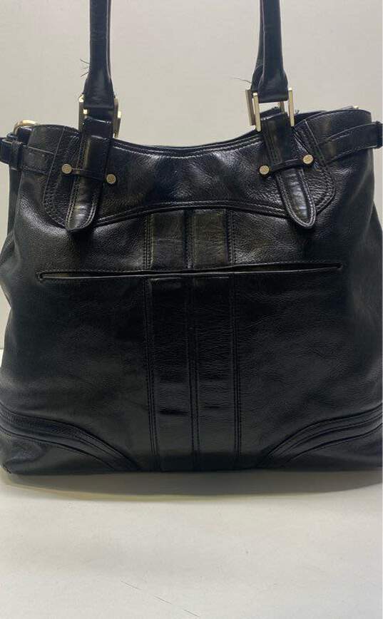 Cole Haan Black Leather Tote Bag image number 2