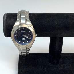 Designer Fossil AM-3288 Blue Analog Dial Stainless Steel Quartz Wristwatch