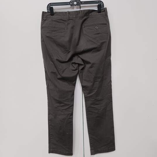 J. Crew Flex Grey Slacks/Dress Pants Size 31x32 image number 4