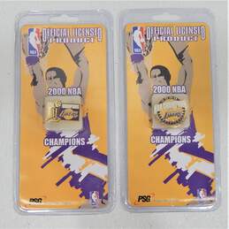 Factory Sealed 2000 NBA Champions Los Angeles Lakers Enamel Pin PSG Lot