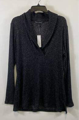WHBM Black & Silver Sweater - Size Large