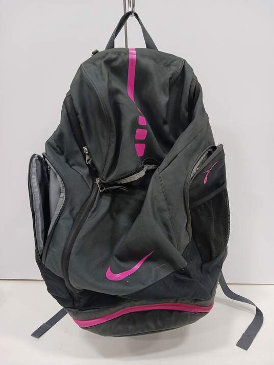 Black & Gray Nike Backpack image number 1