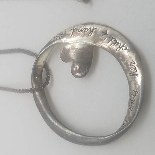 Sterling Silver Pendant Necklace Bundle 3pcs 18.8g image number 3