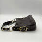 Womens Zoe Brown Leather Adjustable Strap Inner Pockets Zipper Hobo Bag image number 3