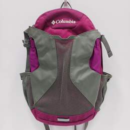 Columbia Gray & Purple Backpack