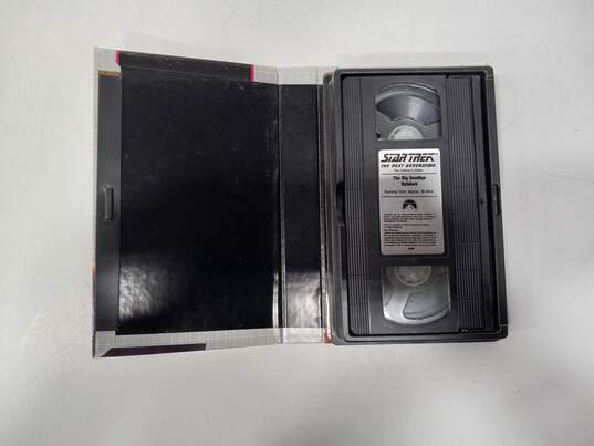Bundle of 13 Assorted Star Trek The Next Generation VHS Tapes image number 6