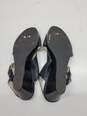 Cole Haan Philomina Grand Wedge Black Leather Sandal Size 8.5 image number 5