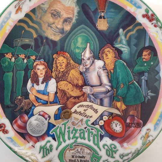 Bradford Exchange Wizard of Oz Musical Collector Plates Set of 7 image number 10