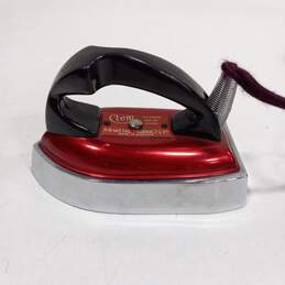 Vintage Clem Traveling Iron w/Leather Travel Case alternative image