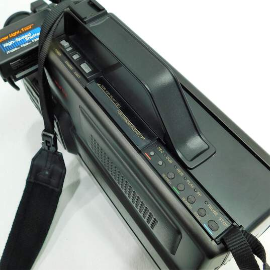 Vintage Panasonic OmniMovie VHS HQ PV-330D Camcorder w/ Case image number 6