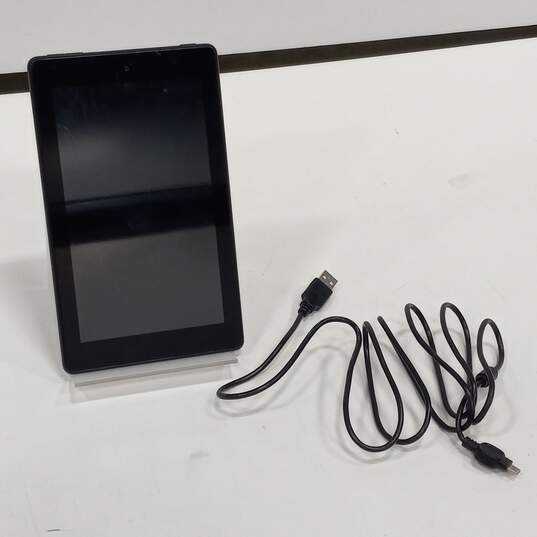 9th Generation Amazon Fire 7 Tablet w/ Power Cord image number 1