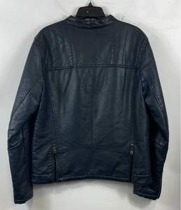 Levi's Black Faux Leather Jacket - Size Medium alternative image