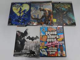 Various Game Strategy Guides Bioshock, God of War